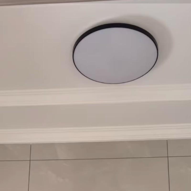 LED Motion Sensor Ceiling Light, 24w LED Staircase Hallway Lamp, Infrared Human Radar Smart Voice Control, 5000k, 2/4 Pieces