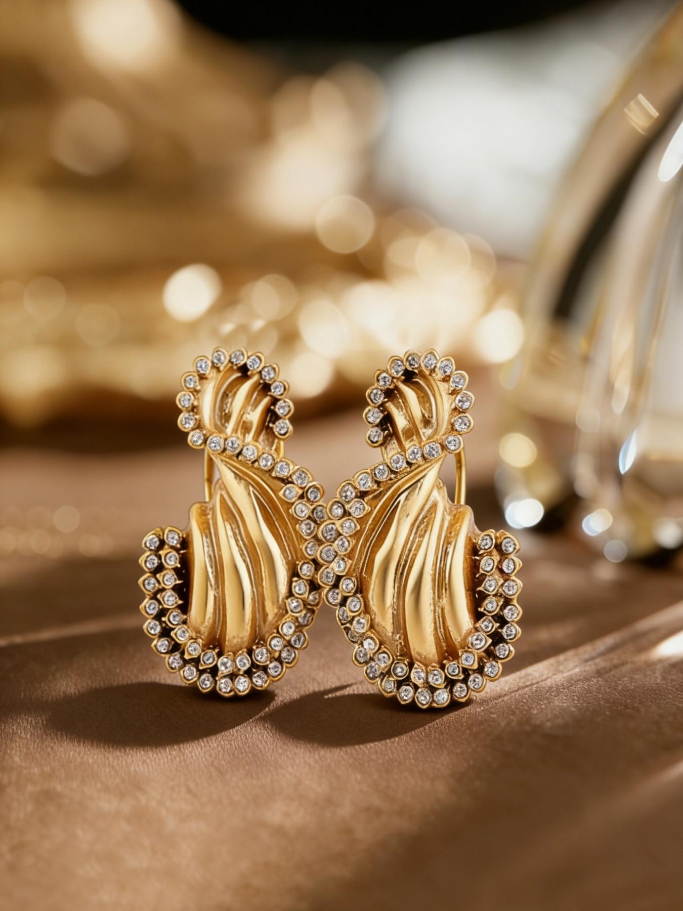1 pair of vintage elegant tassel studded diamond earrings, suitable for daily commuting, vacation and dating, and also a surprising and exquisite small gift.