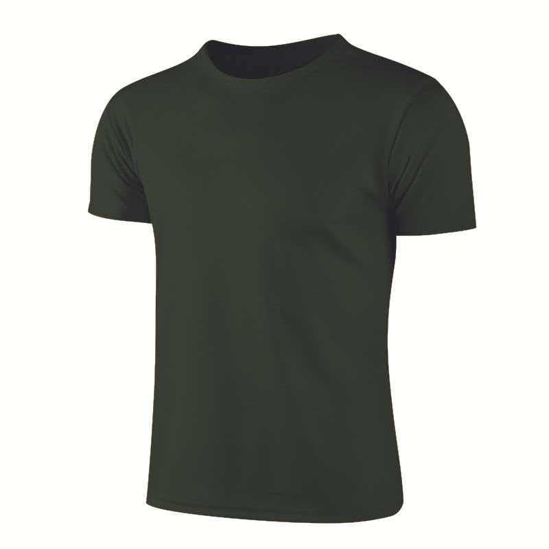 Ice silk mesh t-shirt for men, summer short-sleeve, solid color, loose fit, youth half-sleeve, quick-dry, breathable sports top