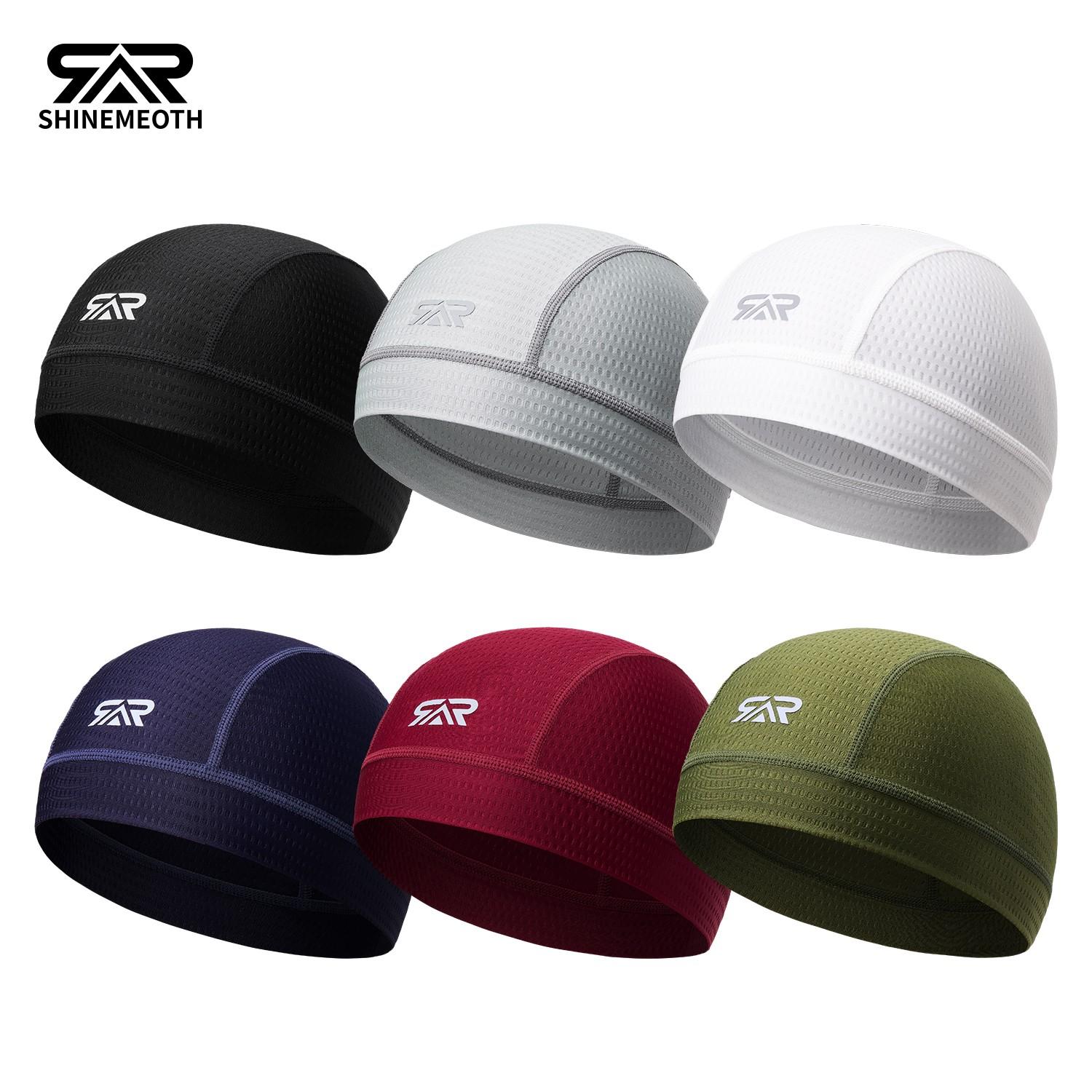 Shinemeoth Ultra Soft Mesh Cycling Cap, Skin-Friendly Helmet Liner, Durable Non-Fading Cool Hat, Comfortable Riding Accessory