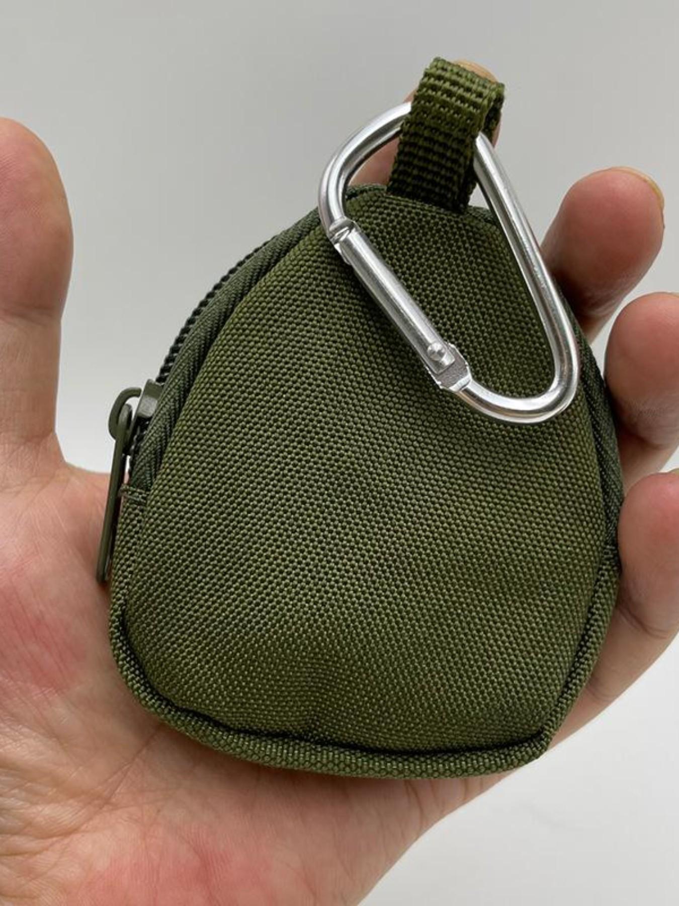 Portable Key Bag for Men, Coin Purse with Zipper, Outdoor Key Organizer, Convenient Key Holder, Essential Accessory for Daily Use