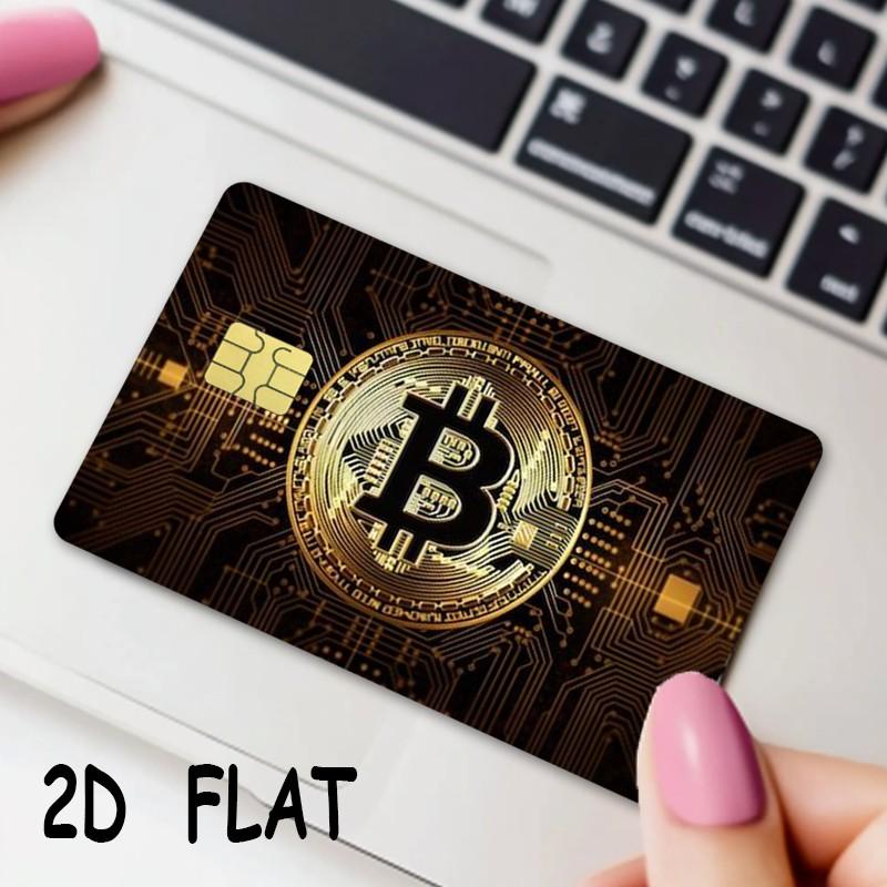 Credit Card Stickers, Ultra-Thin Vinyl Material, 2 Pieces Per Set, Waterproof Scratch-Resistant Film, Durable and Easy to Apply