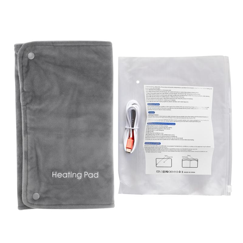 Graphene Heating Pad USB Plug-In Hand Warmer, Portable Heater, Constant Temperature 30x50cm 5v2a, Autumn Winter Waist Abdomen Warmth, Portable Heated Mat