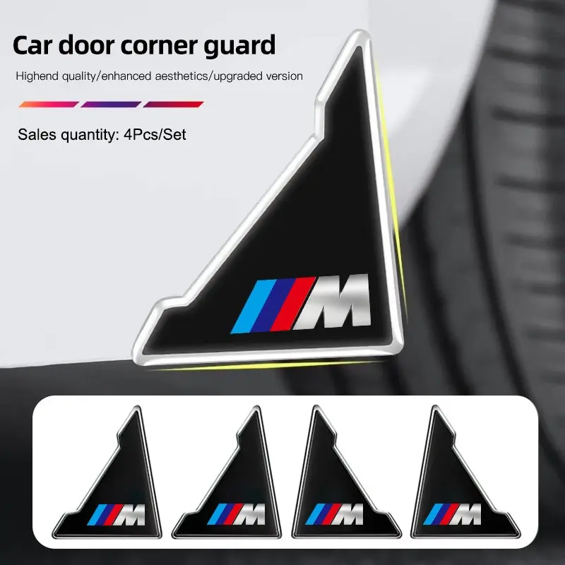4PCS Car Door Anti-collision Corner Protectors Stickers For BMW 2/3/4/5/7/8-series X1 X2 X3 X5 X7 IX3 X6 M2 M3 M4 M5 ix1 i3 i4 i5 ix i7 XM