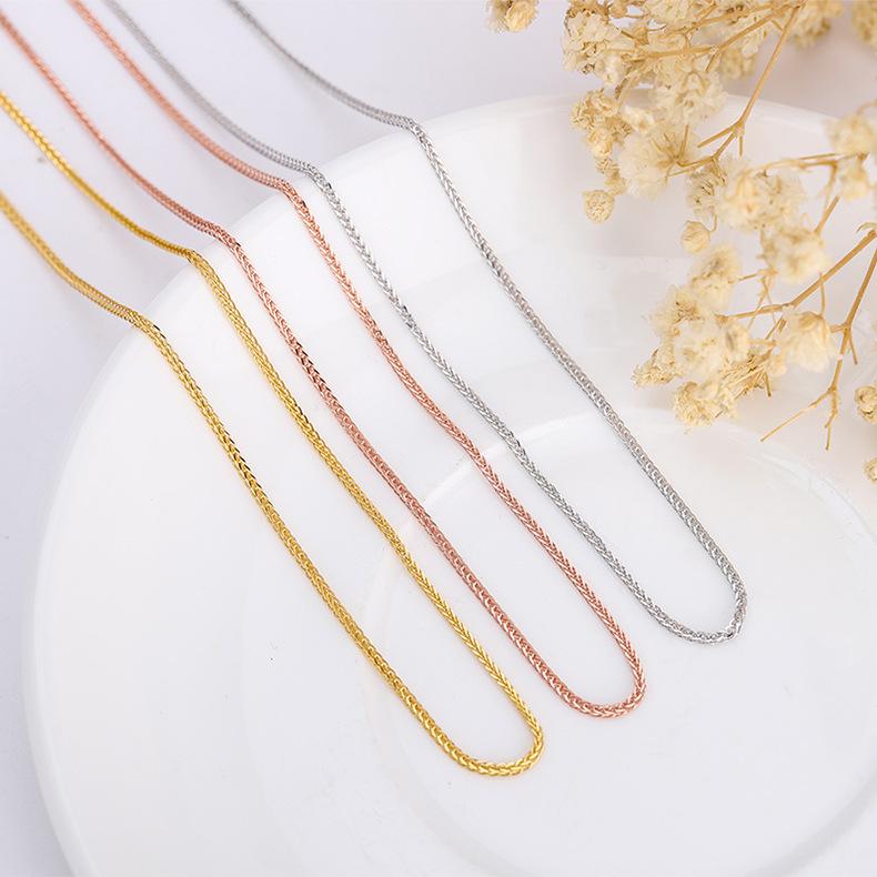 Universal Boxed Chopard Chain 40-55cm Long Chain, with Small Hole Pendant DIY Necklace Universal Chain Gift for Girlfriend