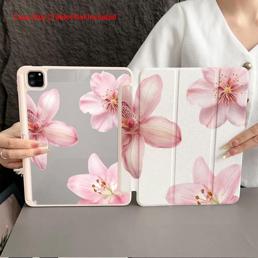 1 Piece Protective Folio Tablet Case with Pen Holder compatible with iPad 10.9/Pro11/10th/iPad7/8/iPad Air 4/5/iPad Pro/iPad Air 13(M3 2025)/iPad Air 11(M3 2025)/iPad Air 11(M3 2025)/iPad 11(A16 2025), Auto Sleep/Wake Function/Stylish Tablet Accessories