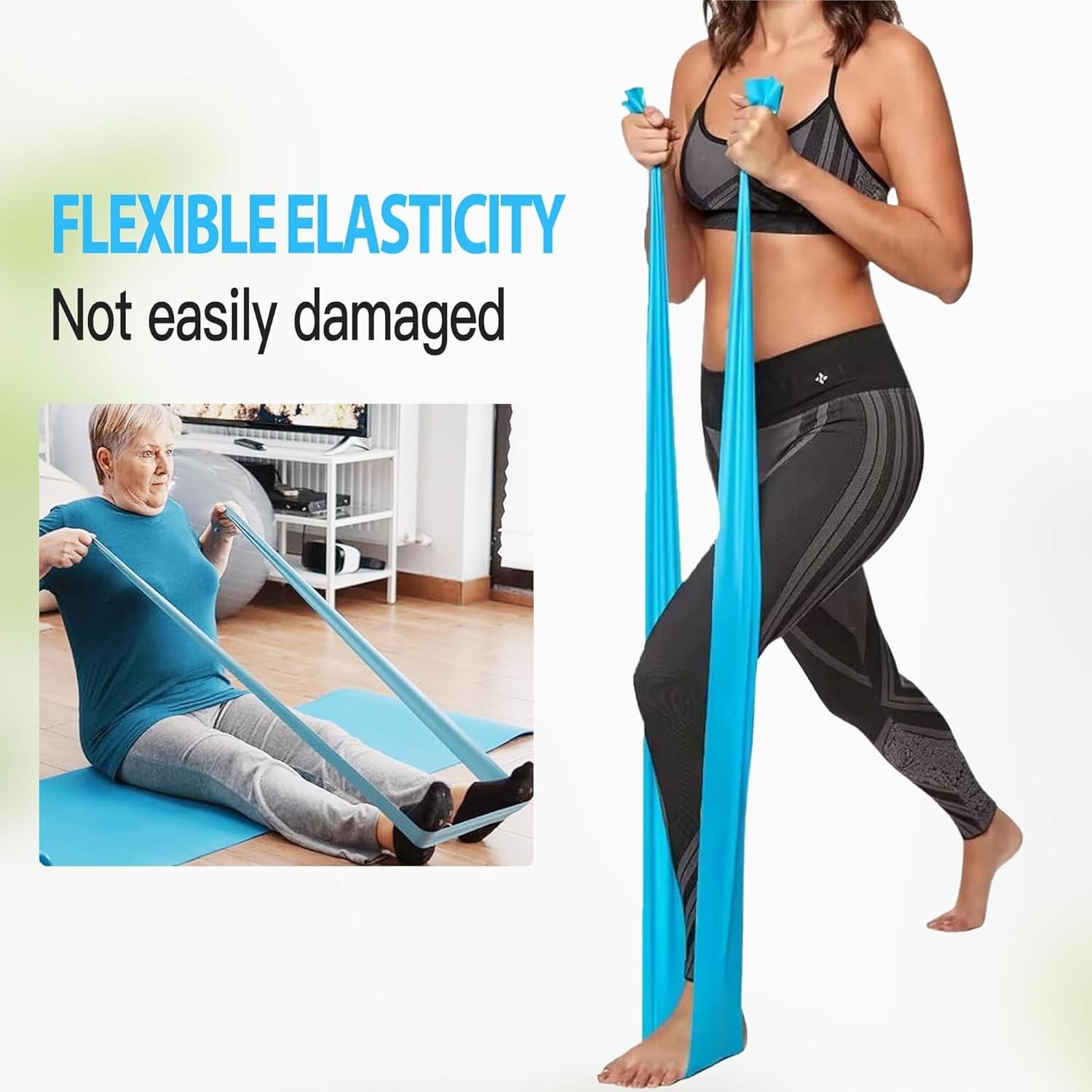 Yoga Pilates Resistance Band, Durable Fitness Training Strap, Ideal for Home Gym Workouts, Elastic Rubber Band for Exercise