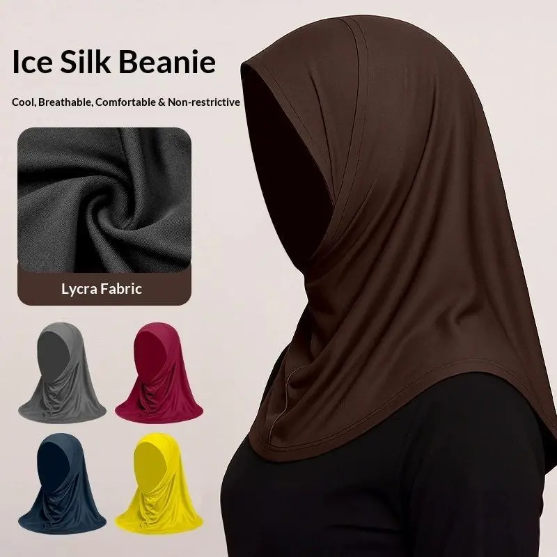 Women's 1-Piece Hijab Scarf, Soft Solid Color Head Covering with Advanced Fabric Technology, Gentle on the Skin for Casual Modesty, Formal, Airy, Soft Touch