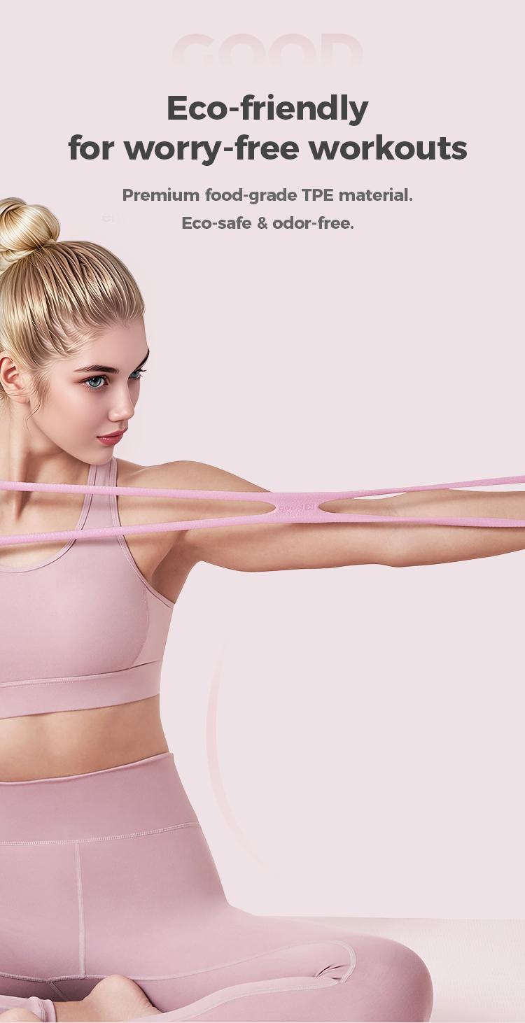 KEEP Resistance Bands Figure 8 Exercise Bands for Women 8 Shaped TPE Material for Arms Chest Expander Yoga Gym Fitness Muscle Training Equipment Stretching Gear KEEP Resistance Bands Figure 8 Exercise Bands for Women 8 Shaped TPE Material for Arms Chest Expander Yoga Gym Fitness Muscle Training Equipment Stretching Gear