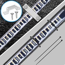 Nilight Truck Tailgate Light Strip 48" Triple Row 360 LED Strip with Red Running Brake Lights White Reverse Light Amber Turning Signals Strobe Tail Light Strip  dealsforyoudays