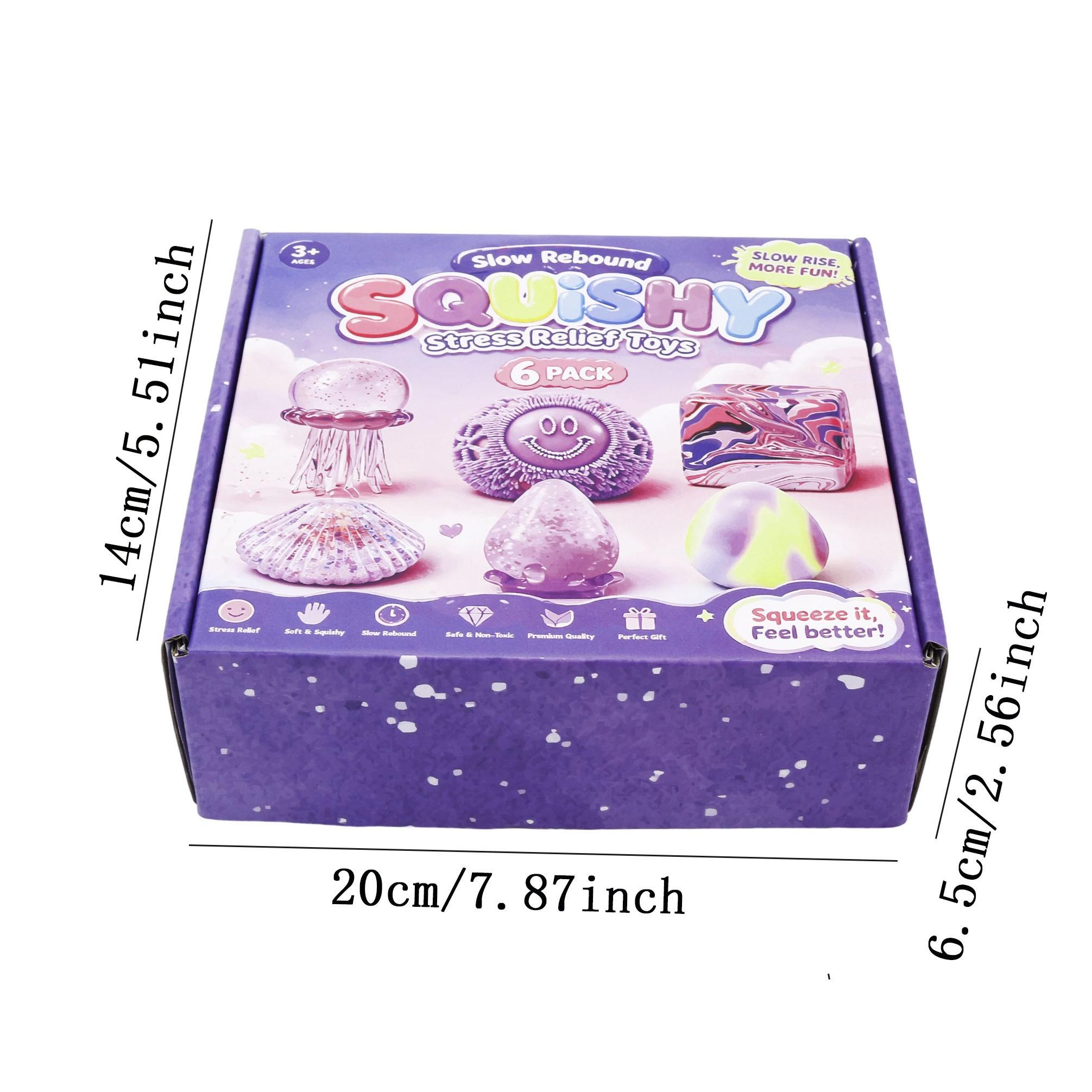 Stress Relief Toy Set, Malt Sugar Squeeze Therapy Kit, Creative Soft Gel Doll, Ideal for Pressure Relief, Birthday Gift, Party Present