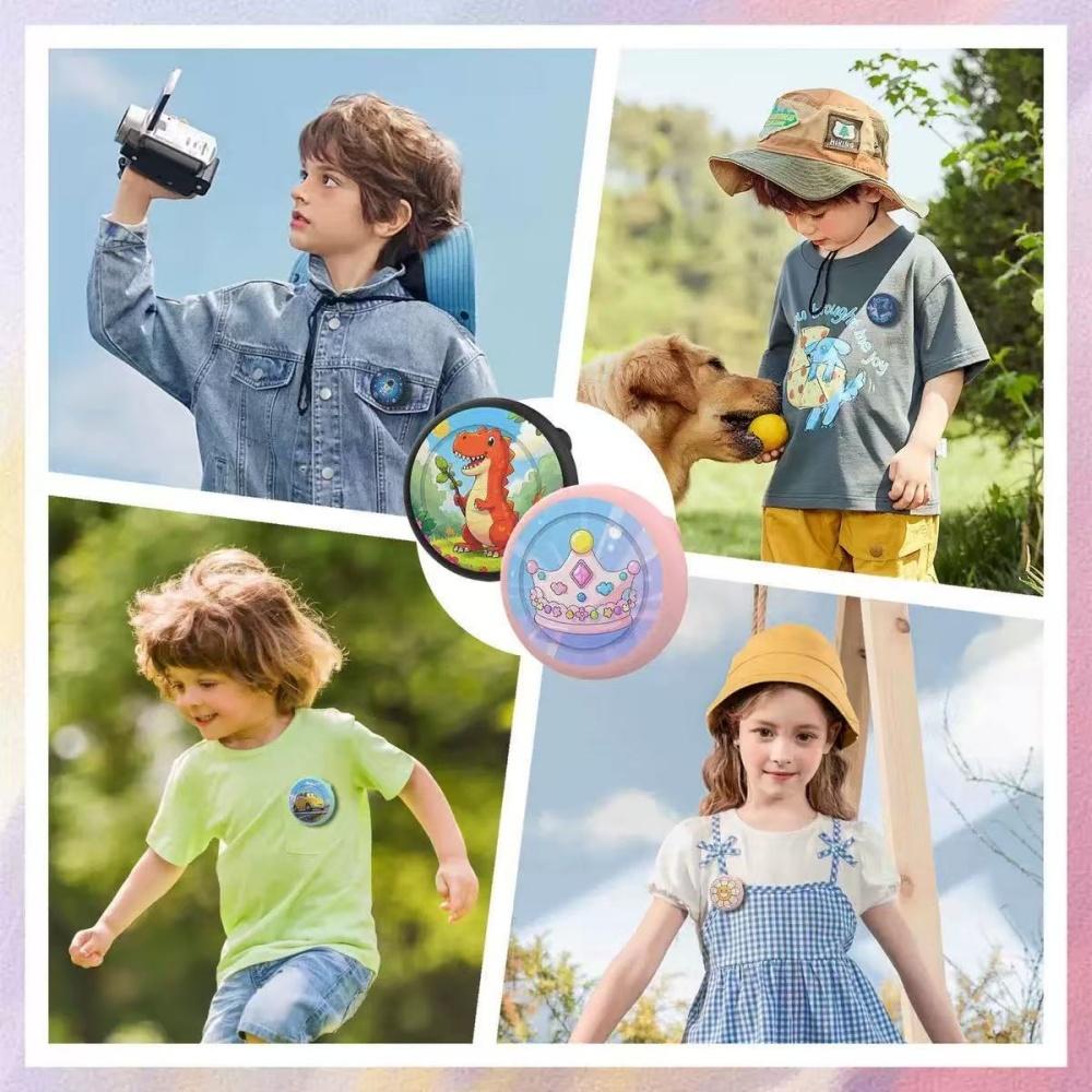 The cute silicone Apple AirTag protection case keychain is suitable for badges, Apple GPS trackers, positioning devices, cartoon brooches and other products. It has waterproof and shockproof protection functions.