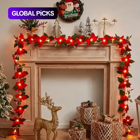 Large LED Light String Decoration for Stairs, Perfect for Halloween Christmas Party Wedding Valentine's Day Proposal Scene Setup Party Decorations #GLOBAL PICKS