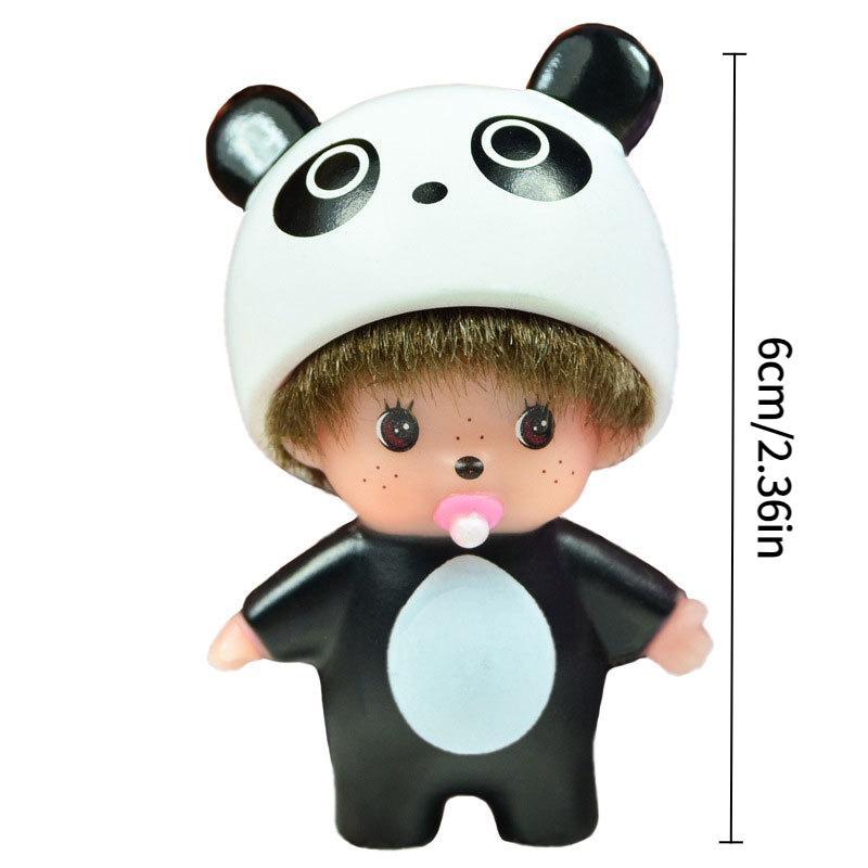 Cute Monkey Keychain, Adorable Monchi Key Ring for Bags, Perfect Day Gift, Fun Accessory for Kids