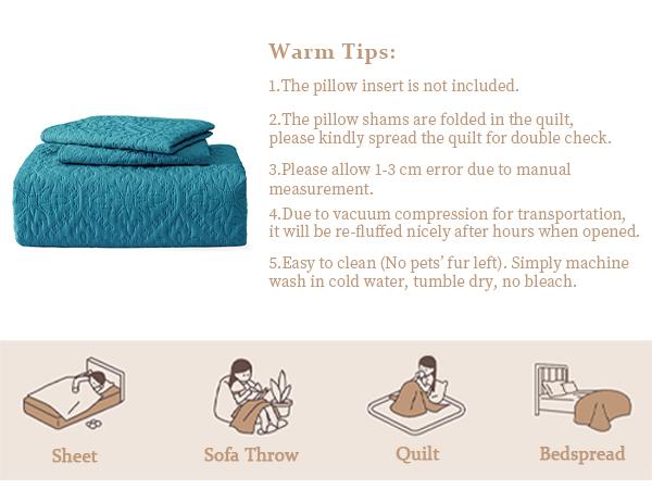 Exclusivo Mezcla California King/King/Queen/Twin Size Quilt Bedding Set, Lightweight Soft Bedspreads Coverlets with 2 Pillow Shams, Modern Oversized Quilts for All Seasons