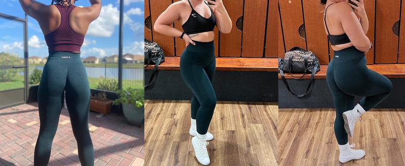 AUROLA Workout Leggings for Women Seamless Scrunch Tights Tummy Control Gym Fitness Girl Sport Active Yoga Pants 25'' AUROLA Workout Leggings for Women Seamless Scrunch Tights Tummy Control Gym Fitness Girl Sport Active Yoga Pants 25''