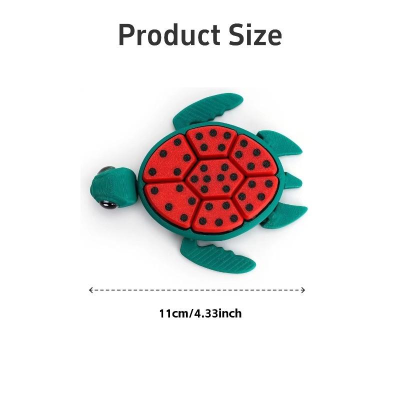3D Printed Turtle Keycap, Creative Stress Relief, Educational Craft, Office Desk Decor, Handmade Toy, Unique Gift Idea