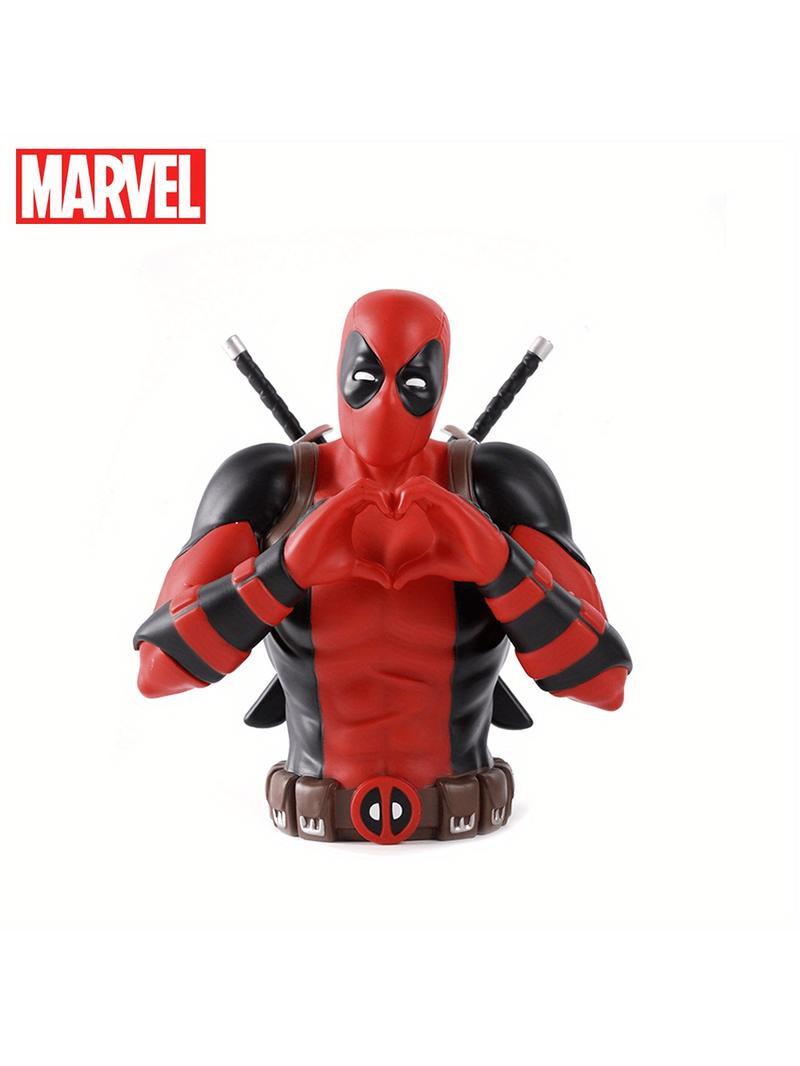 Marvel officially licensed Deadpool deposit box PVC material home office desk party decorations for friends birthday gift