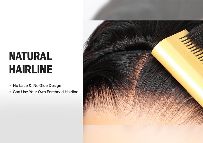 Recool Hair Pre-Layer Half Wig Yaki Body/Burmese Curly/Yaki Straight Human Hair Wig With Drawstring Minimal/No Leave Out Upgrade Wigs for Black Women Beginner Friendly No Sew in No Glue Glueless Clip In Half Wig 180% Density#TikTokShopBlackFriday