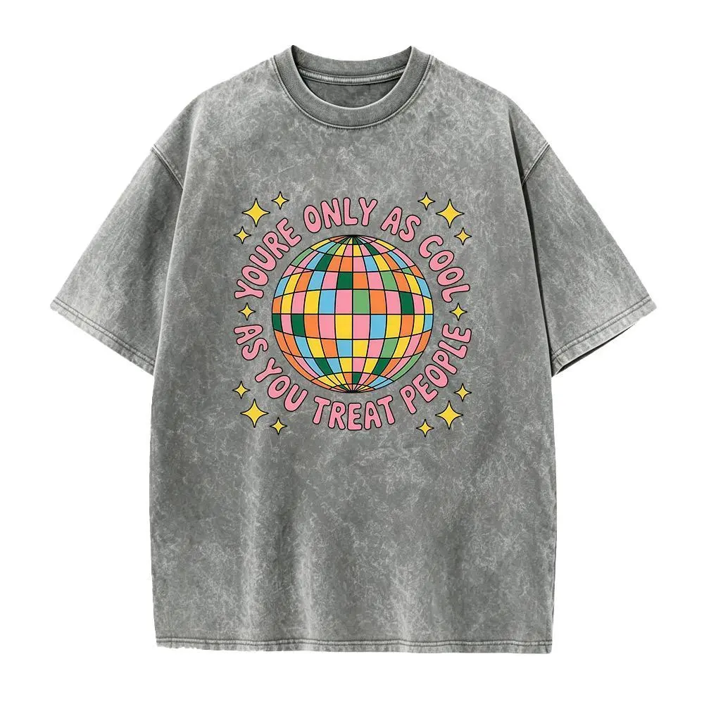 You're Only As Cool As You Treat People Tshirt, Disco Ball Sweatshirt, Positive Affirmation Hoodie, Mental Health Tee