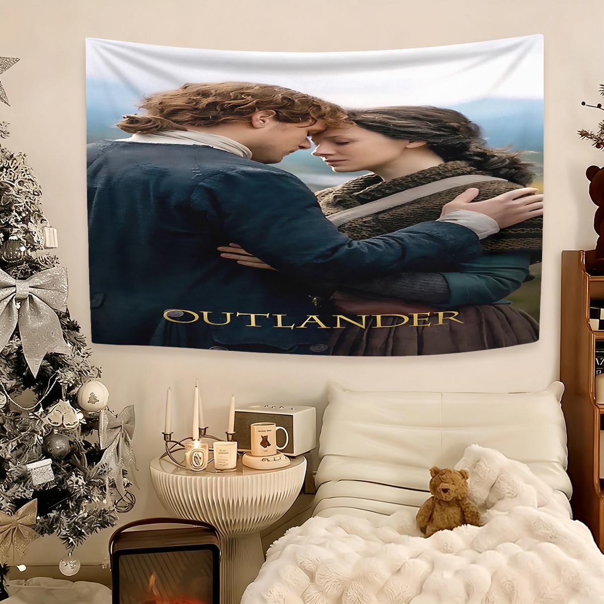 Outlander design  Tapestry, Exquisite Patterns, Soft Fabrics, Perfect for Sofa or Bed Decoration, Comfortable Home Decoration, Bohemian Home Decoration