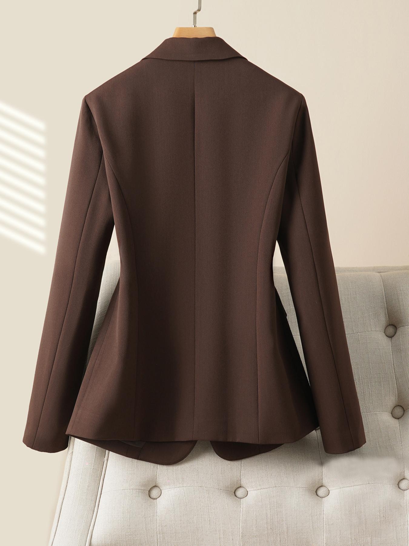 Women's Fashion Blazer Jacket, Professional Office Wear, Stylish Ladies Suit Coat, Elegant Workwear Outerwear for Women