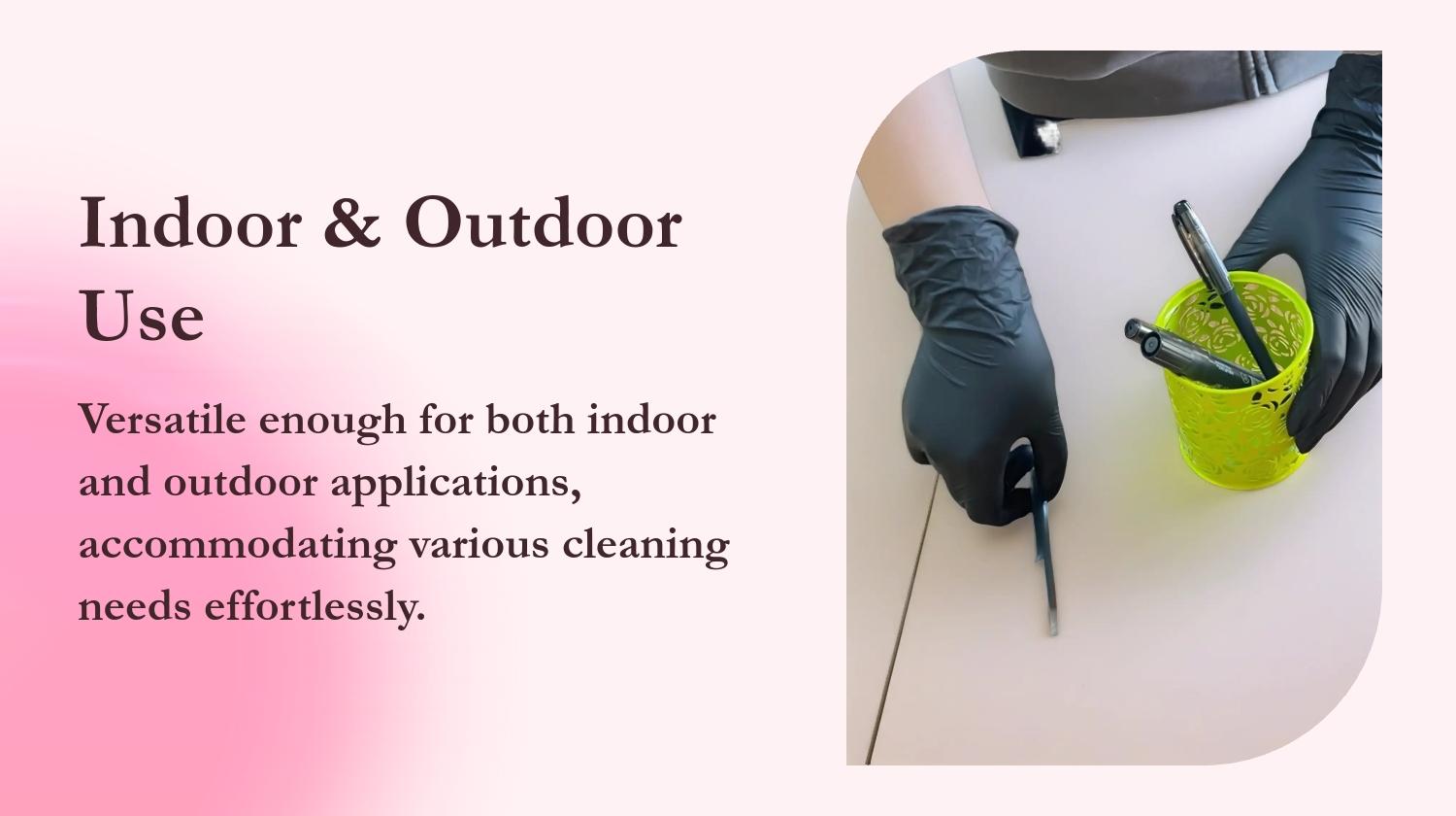 50/100pcs Black PVC Gloves - Disposable Thickened Gloves, Suitable for Kitchen, Dishwashing, Home Cleaning, Handheld, Latex Free, Suitable for Indoor and Outdoor Use, Kitchen Cleaning Gloves