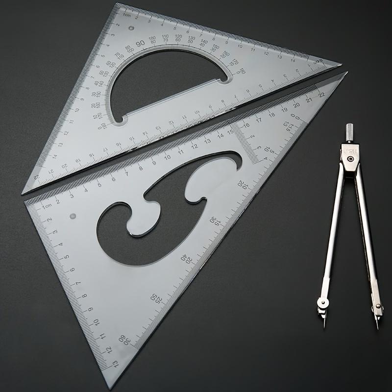 Professional Drawing & Drafting Tool Set, Precision Geometry & CAD Tools Suitable for Students and Engineers, Versatile Measuring Instrument Kit for Educational & Architectural Drafting
