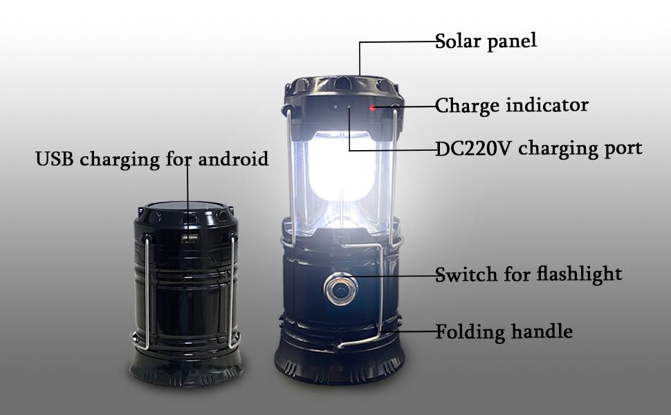 【TikTok Top Seller】4–8 Pack Collapsible LED Lanterns – Lightweight Waterproof Solar & USB Rechargeable Emergency Lanterns for Power Outages, Outdoor Camping, Hurricane Preparedness & Survival Gear
