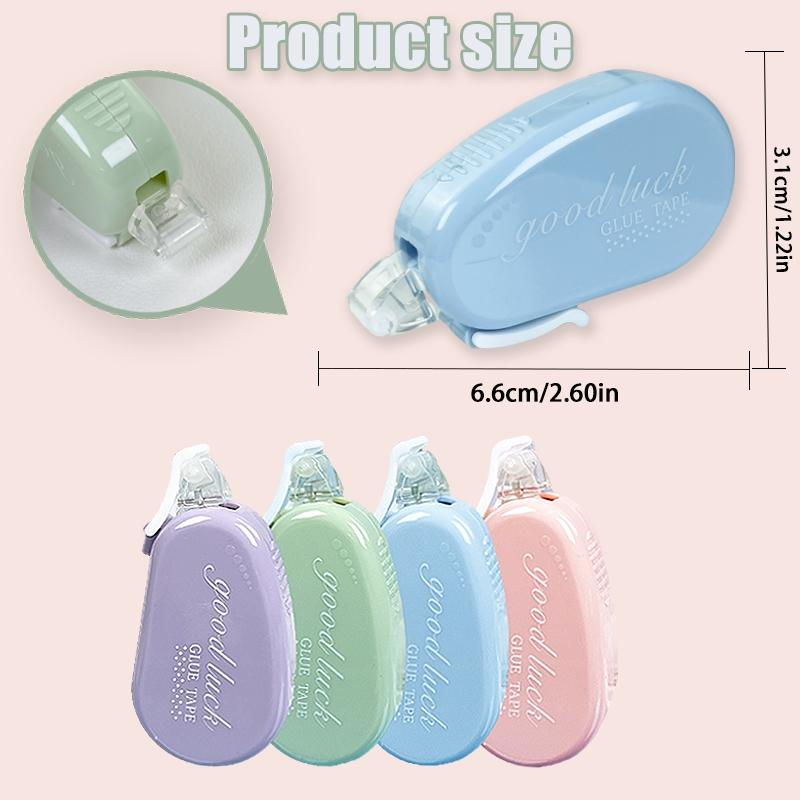 5 large capacity double-sided tape sets - strong adhesive, easy to stick and remove, suitable for scrapbooks, collages and photo albums, diaries, handicrafts, offices, back to school preparation, non stick multi-purpose glue, smooth application