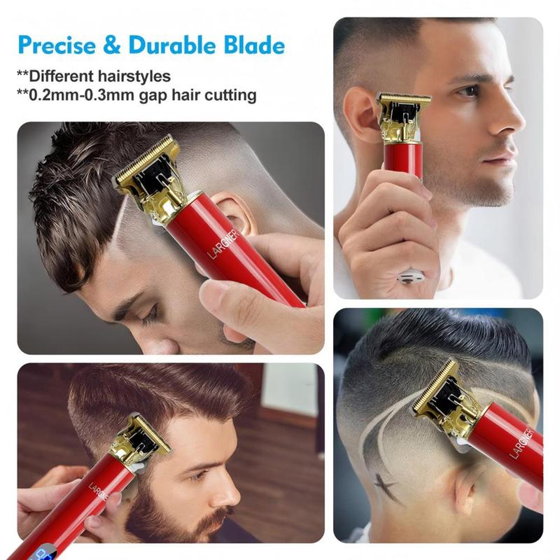 4 in 1 Hair Trimmer Kit, 1 Box USB Rechargeable Barber Clipper Set, Electric Foil Shaver, Cordless Beard Trimming for Men