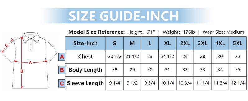 M MAELREG Men's Polka Dot Print Polo Shirt, Performance Golf Shirt, comfortable lapel shirt, stylish casual tops, men's T-shirt,Outdoor Tops