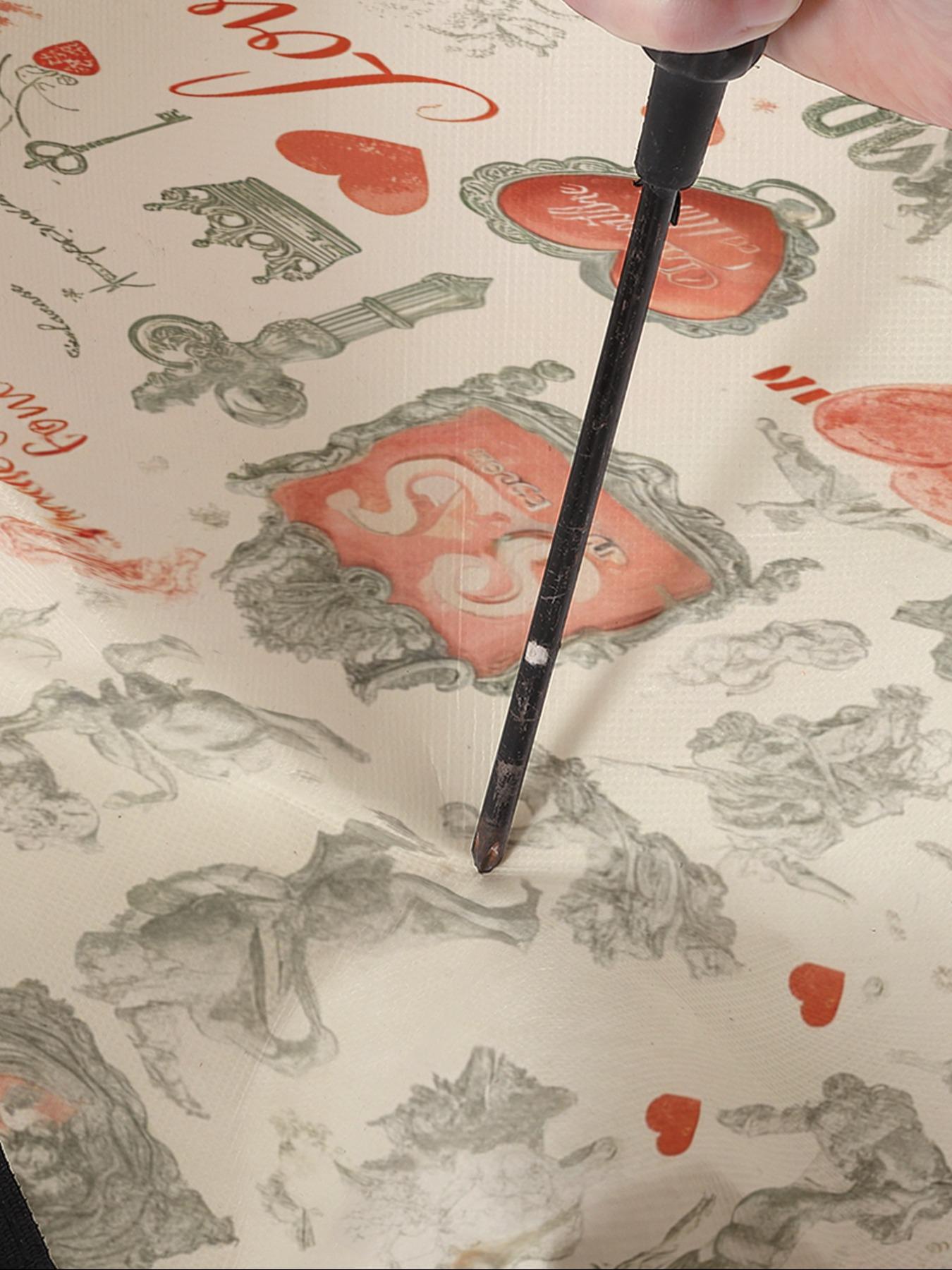 Romantic Pattern Laundry Basket with Handle, Durable Foldable Storage Bin, Large Capacity for Home Use, Valentine's Day Gift