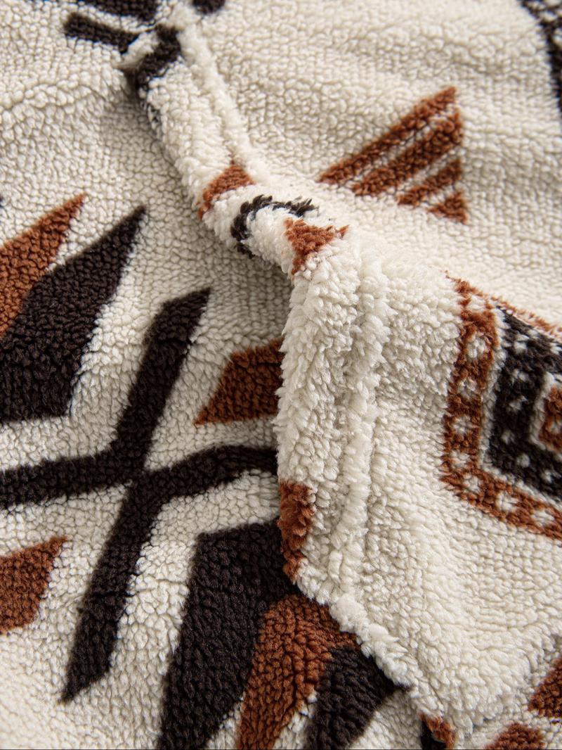 Men's Fall Winter Fleece Printed Hoodie Sweatshirt Set, Sporty Long Pants, Couple Matching Clothing, Casual Fashion