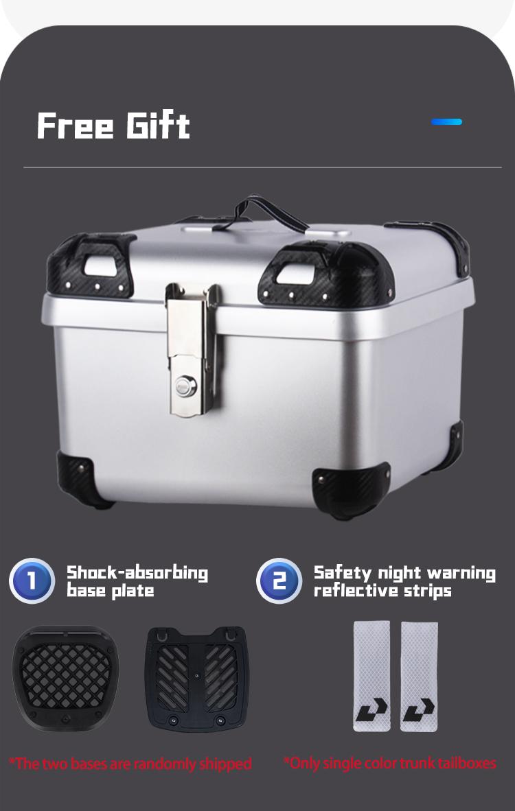 Pedal motorcycle trunk, electric bike anti-theft, waterproof, anti fall, super large, durable, detachable and applicable
