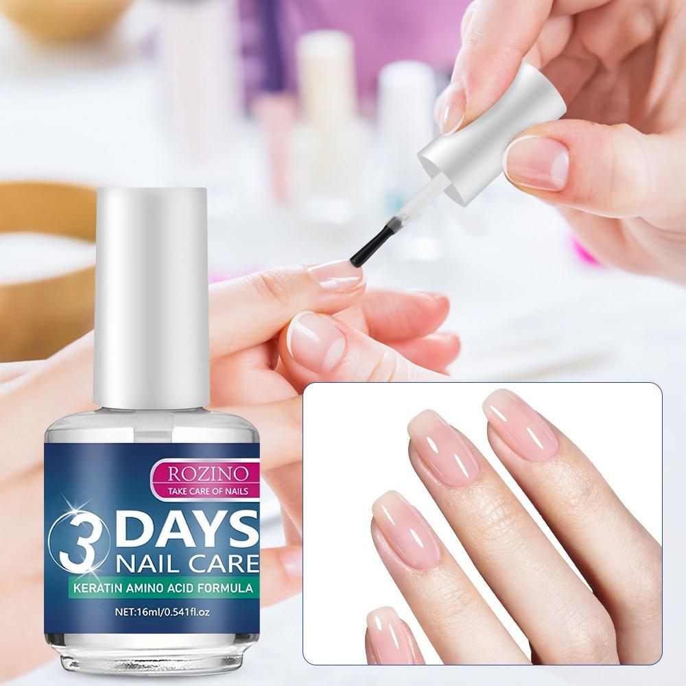 Nail Care Oil Moisturizing Shine Repair Cracked Nails Clear Non-Greasy Nail Nutrition Oil Keratin Amino Acid Vitamin E Deep Nourishing Strong Anti-Breakage Gift