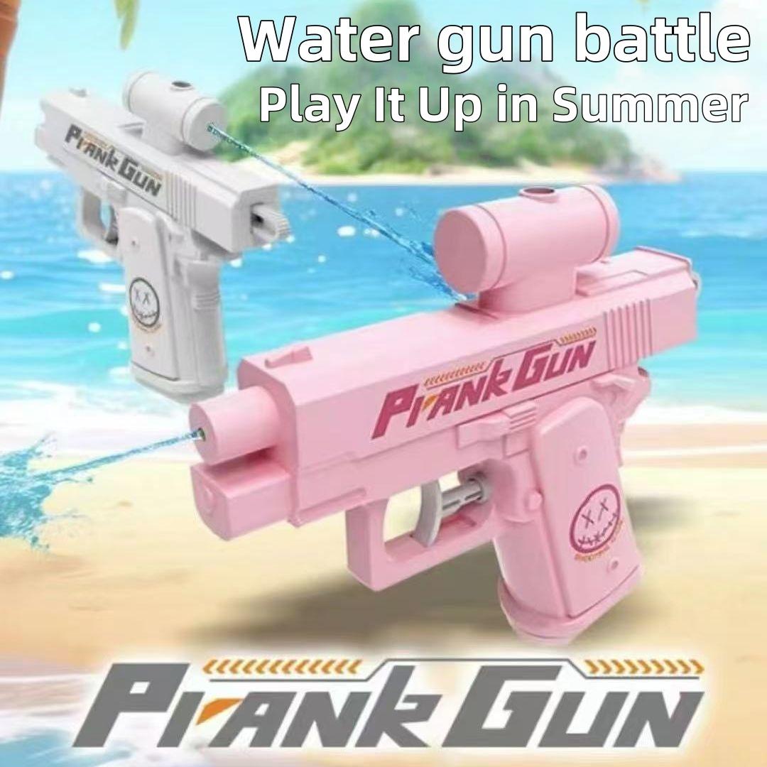 PrankWaterGunWater GunWaterblasterLargeCapacityOutdoor WaterCannonToy Automatic Water Gun Range: 8 Meters