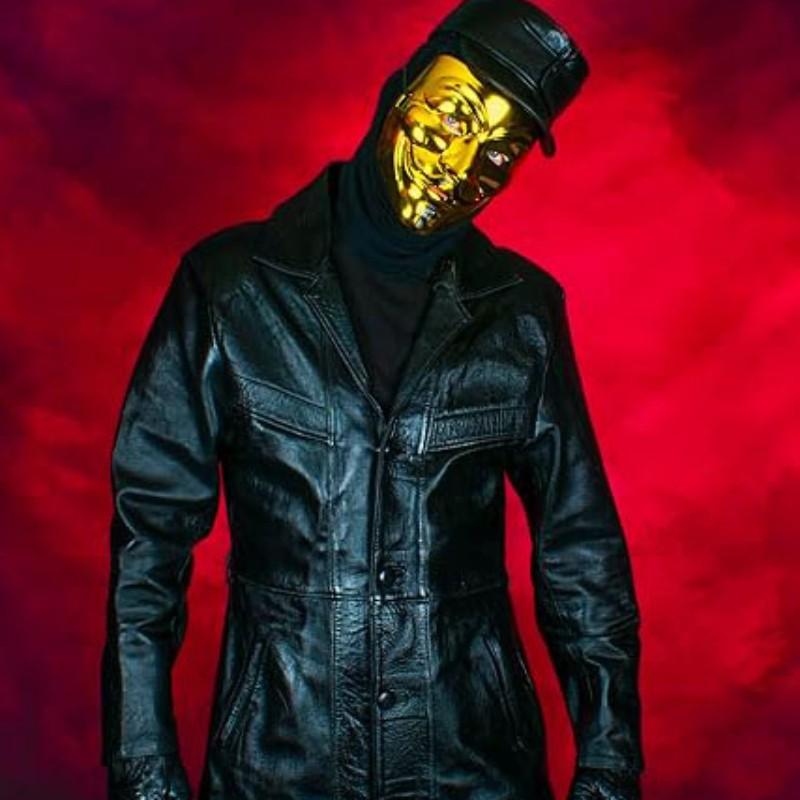 V for Vendetta Mask Anonymous Costume Accessory, Halloween Party Cosplay Prop, Unisex Masquerade Event Wear, Unique Design