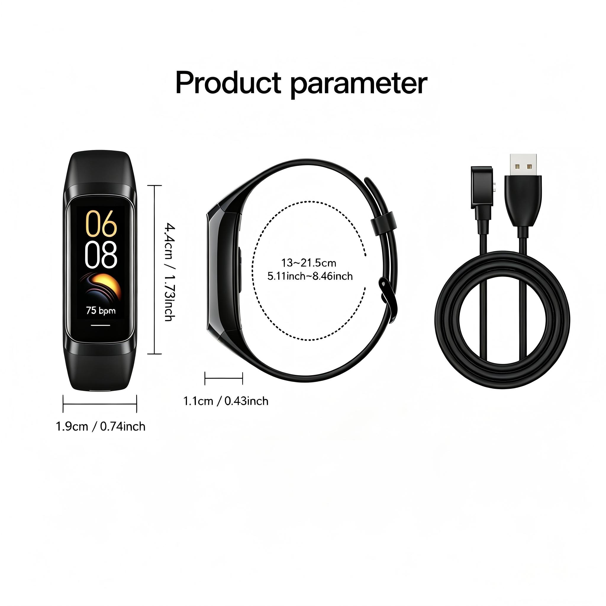 Pedometer waterproof smart wristband, suitable for men's and women's fitness, leisure smart wristbands, 25 sports mode watches, multifunctional watches, message notifications waterproof smart wristband for both men and women, the best gift for festivals