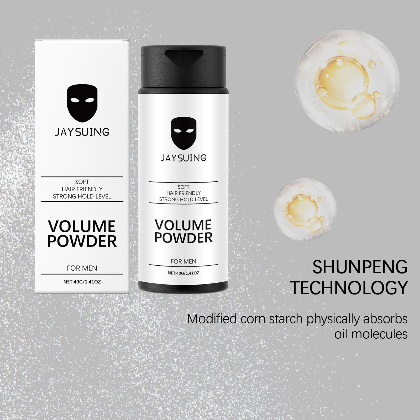 Jaysuing Hair Styling Volume Powder, Natural Freshness Volumizing Full Control Oil Absorption, Portable Hair Care Setting Powder
