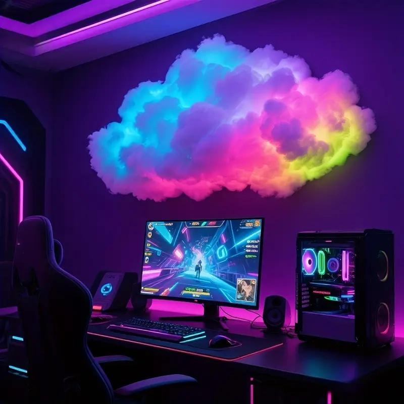 DIY thundercloud lights, colorful cloud lights, USB-powered decorative lights – create your own personalized atmosphere, Clouds Light
