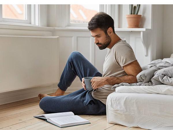 EverFoams Men's Cotton Knit Slippers Lightweight Memory Foam Indoor House Shoes with Anti-Skid Sole EverFoams Men's Cotton Knit Slippers Lightweight Memory Foam Indoor House Shoes with Anti-Skid Sole