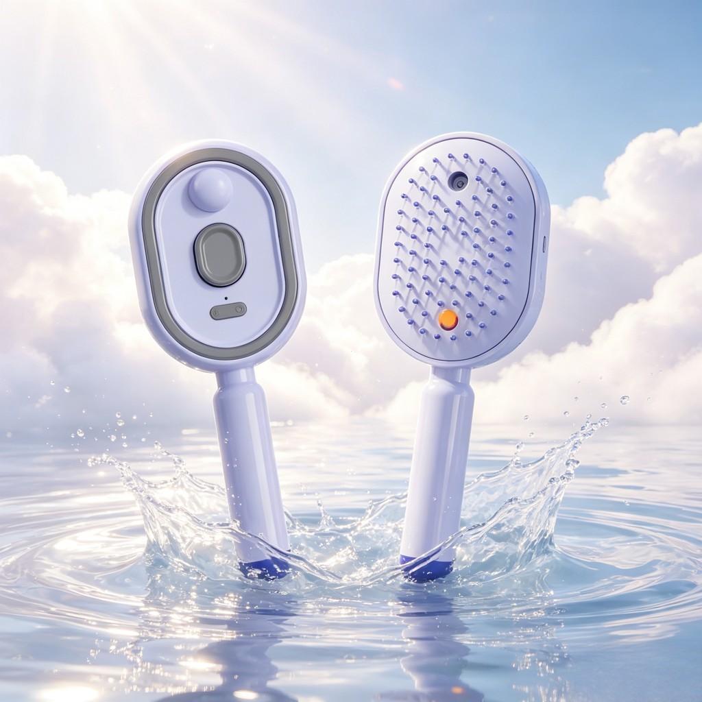 Upgrade Self-Cleaning Spray Massage Comb, Anti-Static Ion Hair Brush, Essential Oil Diffusing Styling Comb, Hair Detangling Comb, Hair Styling Tools, Hair Detangler, Perfect Gift for Friends and Mom
