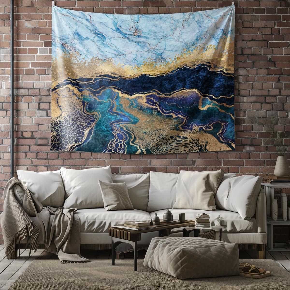 Marble Print Tapestry, Multiple Styles, Luxury Minimalist, Soft Lightweight Durable, Wall Hanging Decor for Bedroom Living Room, Suitable for All People, Ideal Gift Choice