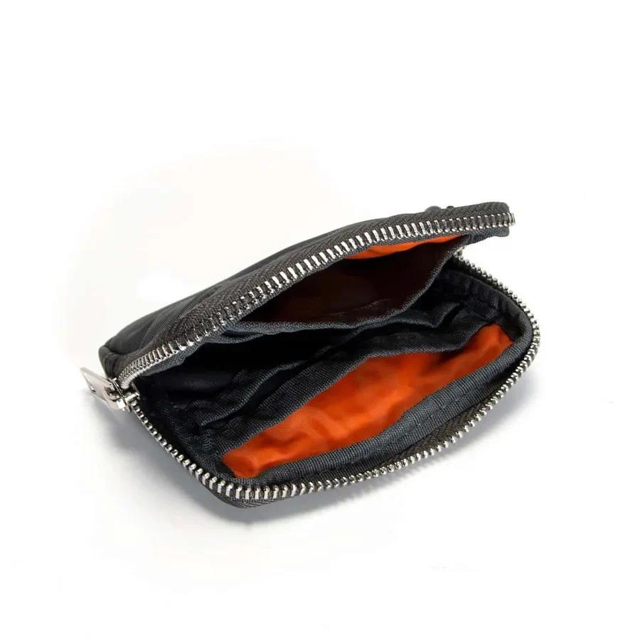 Japanese Men Wallet Earbuds Storage Bag Credit Card Holder Case for Boys Girls Journey Bank Card Organizer  Zipper Coin Purse