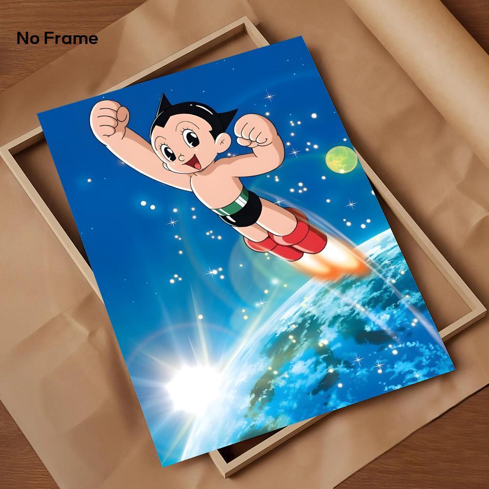 Anime A-Astro Boys Poster HD Waterproof Art Poster for Home, Bar & Café Decor | Fade-Resistant, Non-Sticky, Vibrant DIY Wall Print Perfect Decorative Poster for Office & Living Room