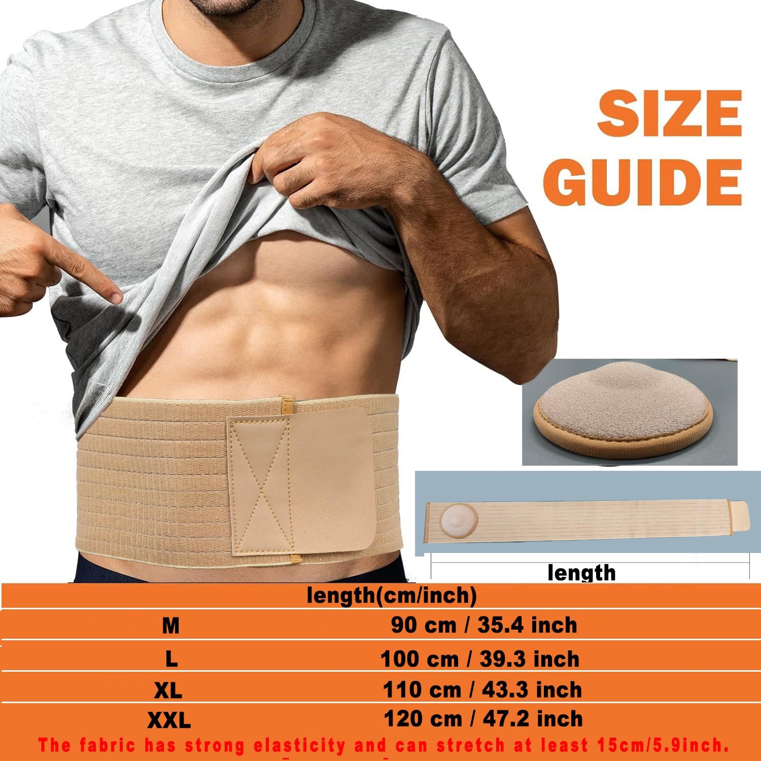 Umbilical Hernia Belt Brace, Abdominal Support Binder for Belly Button Navel Hernia, Comfortable & Effective Relief Solution