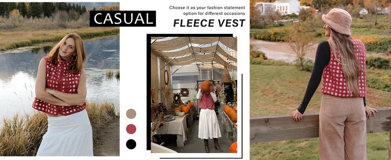 Songling Sweater Vest for Women Crochet Knit Cardigan Sleeveless Chunky Tops Button Down Casual Trendy Coats with Pockets Womenswear Fitted