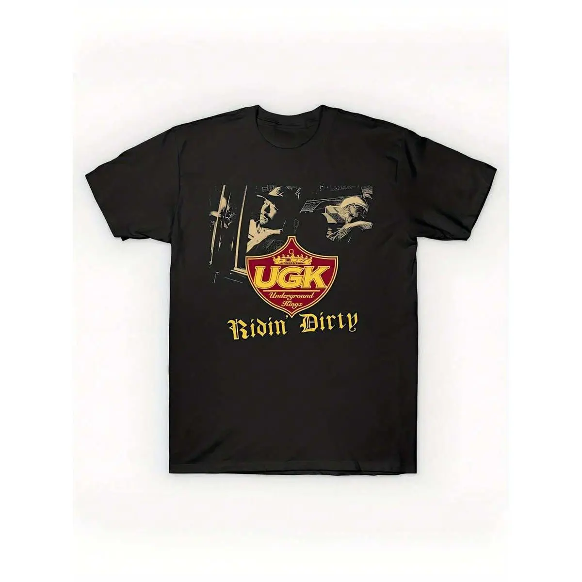 UGK Ridin Dirty Vintage Cotton T-Shirt - Classic Rock Legends Band Logo, Hip Hop Art Apparel, Music Memorabilia Tee