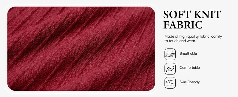 Saodimallsu Womens Long Sleeve Midi Sweater Dress Wrap V Neck Pleated A Line Fit Flare Elegant Knit Maxi Dress Casual Bride Saodimallsu Womens Long Sleeve Midi Sweater Dress Wrap V Neck Pleated A Line Fit Flare Elegant Knit Maxi Dress Casual Bride